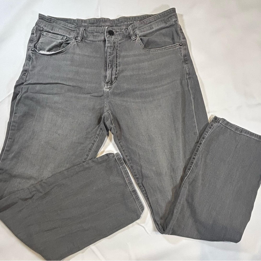 DL 1961 Russell Slim Straight Men's Charcoal Jeans 38W/32L